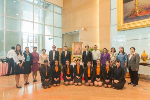 เลขาธิการ ส.ป.ก. ถวายพระพร สมเด็จพระเจ้าลูกเธอ เจ้าฟ้าจุฬาภรณวลัยลักษณ์ อัครราชกุมารี