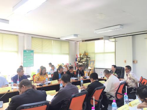 ผู้ตรวจราชการกรม ร่วมประชุมการตรวจราชการตามแผนการตรวจราชการกระทรวงเกษตรและสหกรณ์ ปีงบประมาณ ๒๕๖๒ และงานสำคัญตามนโยบายรัฐบาล/กระทรวง ของผู้ตรวจราชการกระทรวงเกษตรและสหกรณ์ เขต ๖ รอบที่ ๑