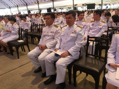 รองเลขาธิการ ส.ป.ก.ร่วมพิธีมหามงคลบำเพ็ญพระราชกุศลอุทิศถวายพระบาทสมเด็จพระนั่งเกล้าเจ้าอยู่หัว พระบาทสมเด็จพระปรมินทรมหาภูมิพลอดุลยเดช บรมนาถบพิตร และเจริญพระพุทธมนต์ถวายพระพรชัยมงคล สมเด็จพระนางเจ้าสิริกิตต์ พระบรมราชินีนาถ ในรัชกาลที่ ๙ และสมเด็จพระเจ้าอยู่หัว