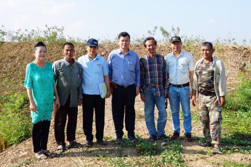 รองเลขาธิการ ส.ป.ก.ลงพื้นที่ตรวจเยี่ยมพื้นที่เขตปฏิรูปที่ดินจังหวัดเพชรบุรี(พื้นที่สภาประชาชน ๔ ภาค) อำเภอท่ายาง จังหวัดเพชรบรี