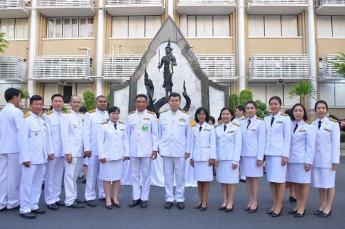 ส.ป.ก.ร่วมในพิธีสักการะสิ่งศักดิ์สิทธิ์และพิธีสงฆ์ในโอกาสวันคล้ายวันสถาปนากระทรวงเกษตรและสหกรณ์ ครบรอบ ๑๒๗ ปี