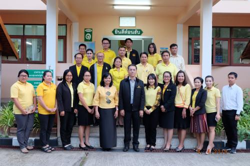 หัวหน้าผู้ตรวจราชการกรม ตรวจราชการและติดตามเร่งรัดผลการดำเนินงานตามแผนงาน/โครงการ และภารกิจตามนโยบายยุทธศาตร์ของ ส.ป.ก. ประจำปีงบประมาณ พ.ศ. ๒๕๖๒ รอบที่ ๑ ณ ส.ป.ก.อุบลราชธานี
