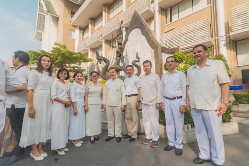 ผู้บริหาร ส.ป.ก. เข้าร่วมพิธีบวงสรวงบูรพกษัตริย์ องค์พระพิรุณทรงนาค และสิ่งศักดิ์สิทธิ์ประจำกระทรวงเกษตรและสหกรณ์ เนื่องในพระราชพิธีพืชมงคลจรดพระนังคัลแรกนาขวัญ ประจำปีพุทธศักราช ๒๕๖๒
