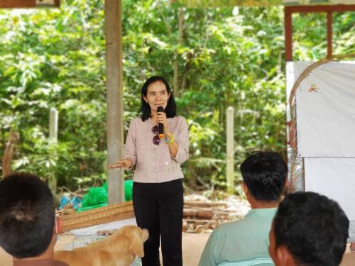 โรงเรียนเกษตรกร หัวข้อแนวทางการปลูกมันสำปะหลังอินทรีย์ พร้อมจัดทำแปลงการปลูกมันสำปะหลังอินทรีย์ในพื้นที่ 1 ไร่ เพื่อเป็นแปลงเรียนรู้ร่วมกันของเกษตรกร