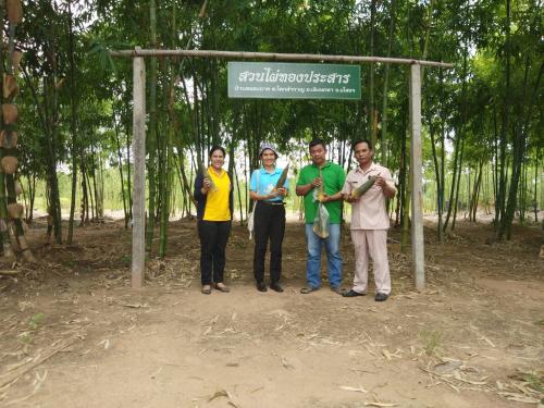 ลงพื้นที่ประสานงานการจัดทำโครงการส่งเสริมการปลูกไผ่เชิงเศรษฐกิจ วิถีอำนาจเจริญ            