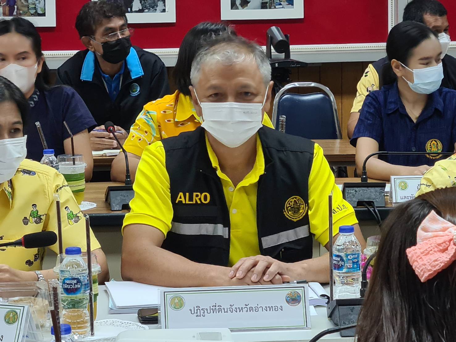 เข้าร่วมประชุมติดตามผลการดำเนินงานตามแผนการตรวจราชการ และขับเคลื่อนแบบบูรณาการในพื้นที่จังหวัดอ่างทอง ประจำปีงบประมาณ พ.ศ. 2566 