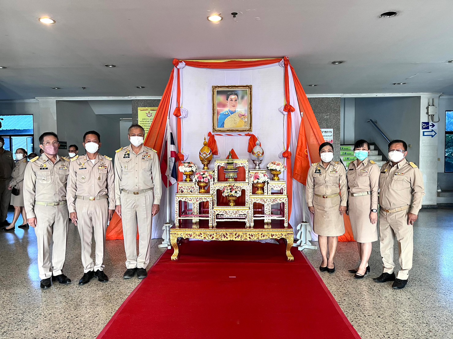 เข้าร่วมพิธีลงนามถวายพระพร สมเด็จพระเจ้าลูกเธอ เจ้าฟ้าพัชรกิติยาภาฯ