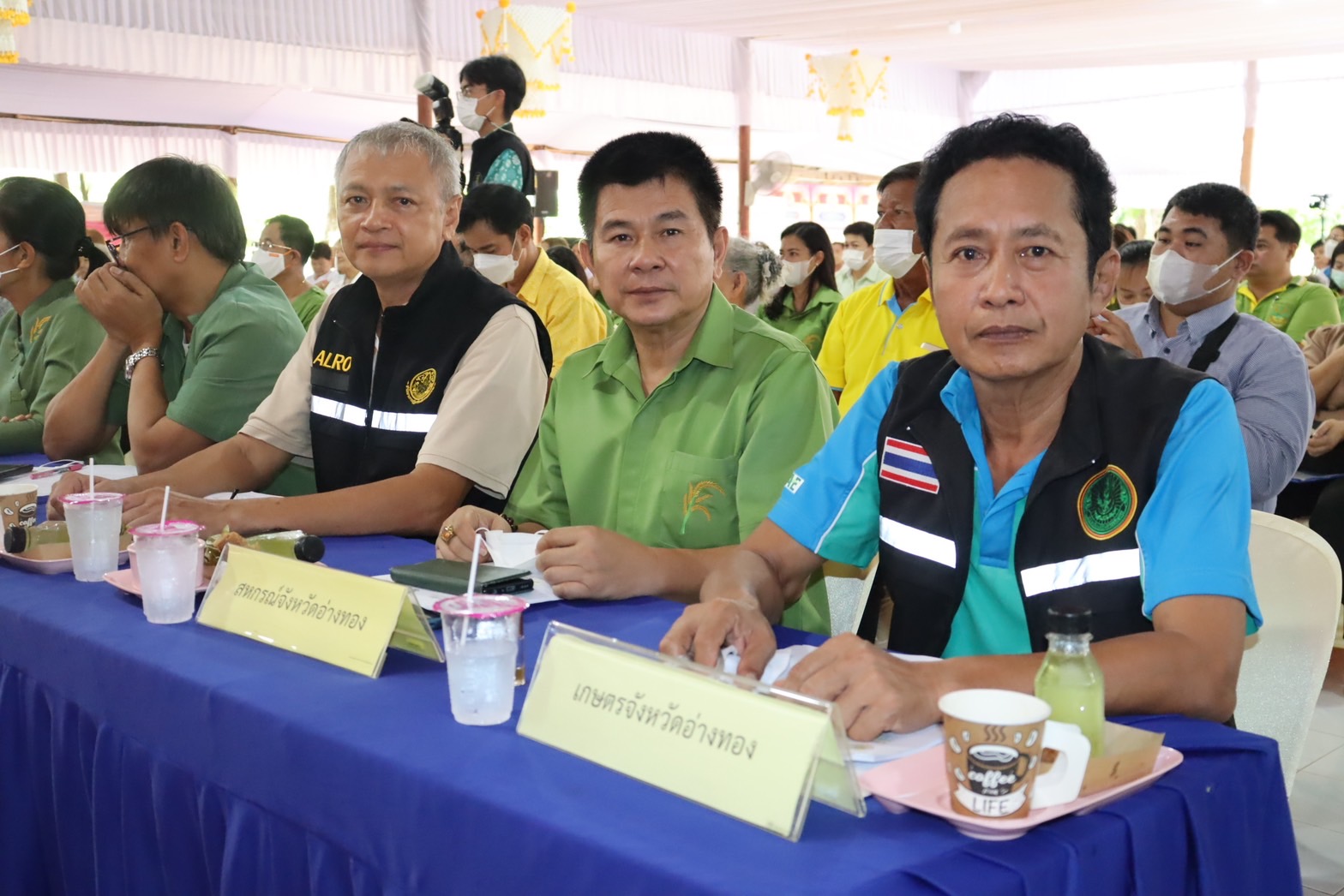 เข้าร่วมโครงการสมาชิกวุฒิสภาพบประชาชน กิจกรรมสมาชิกวุฒิสภาพบประชาชนในพื้นที่จังหวัดภาคกลาง จังหวัดอ่างทอง