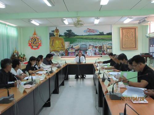 ส.ป.ก.อ่างทอง จัดประชุมคณะอนุกรรมการปฏิรูปที่ดินอำเภอไชโย  (คปอ.) ครั้งที่ 1/2560