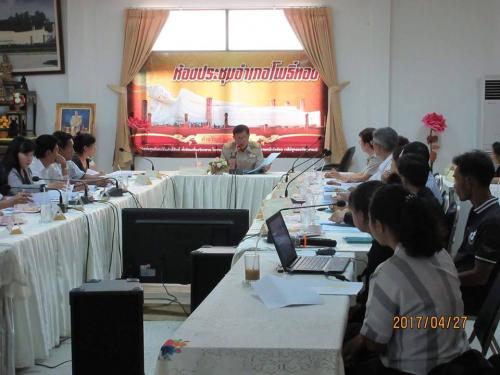ส.ป.ก.อ่างทอง จัดประชุมคณะอนุกรรมการปฏิรูปที่ดินอำเภอโพธิ์ทอง  (คปอ.) ครั้งที่ 1/2560