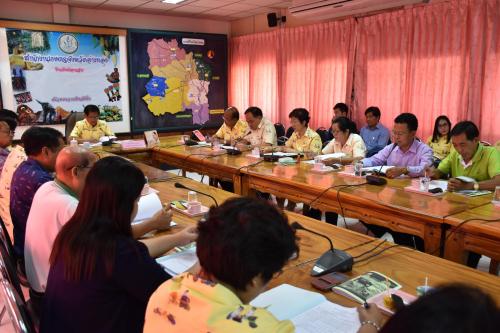 ประชุมคณะกรรมการบริหารงานอาสาสมัครเกษตรจังหวัดอ่างทอง ครั้งที่ ๑/๒๕๖๑