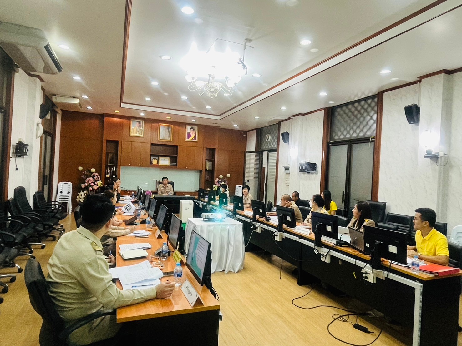 ประชุมคณะทำงานประเมินความเสี่ยงการทุจริต ของ ส.ป.ก. ประจำปีงบประมาณ พ.ศ.2568 ครั้งที่/2568