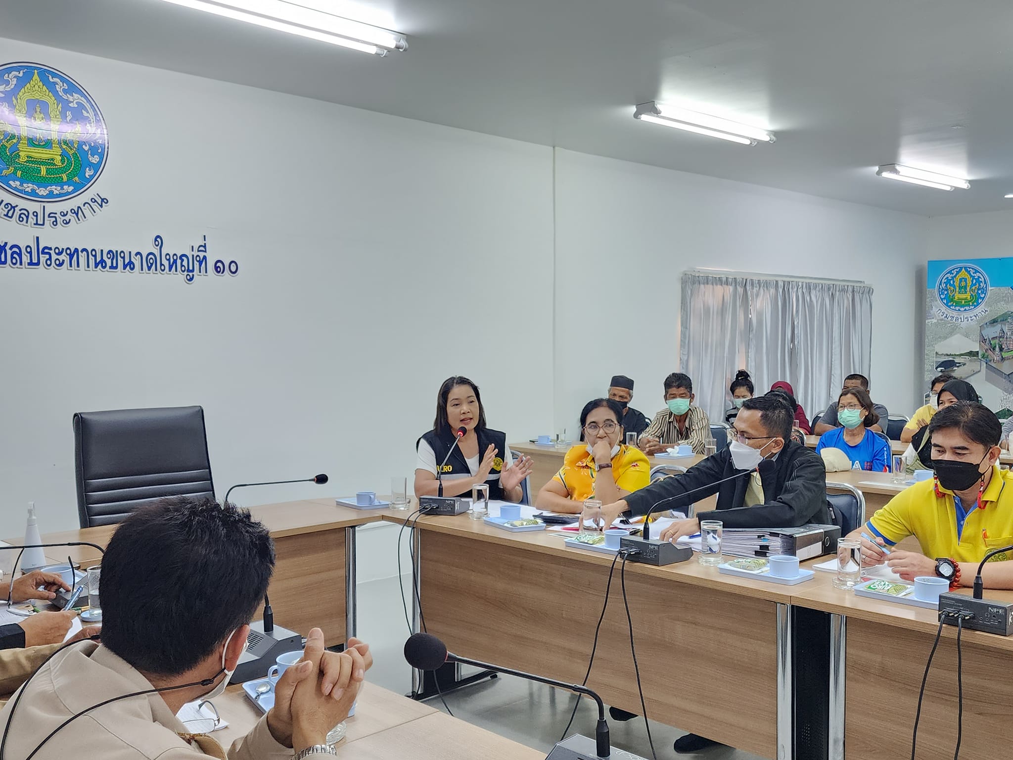 ปฏิรูปที่ดินจังหวัดพระนครศรีอยุธยา เข้าร่วมประชุมหารือร่วมกับเจ้าหน้าที่กรมชลประทาน และเกษตรกรที่ได้รับผลกระทบจากโครงการก่อสร้างคลองระบายน้ำหลากบางบาล-บางไทร 