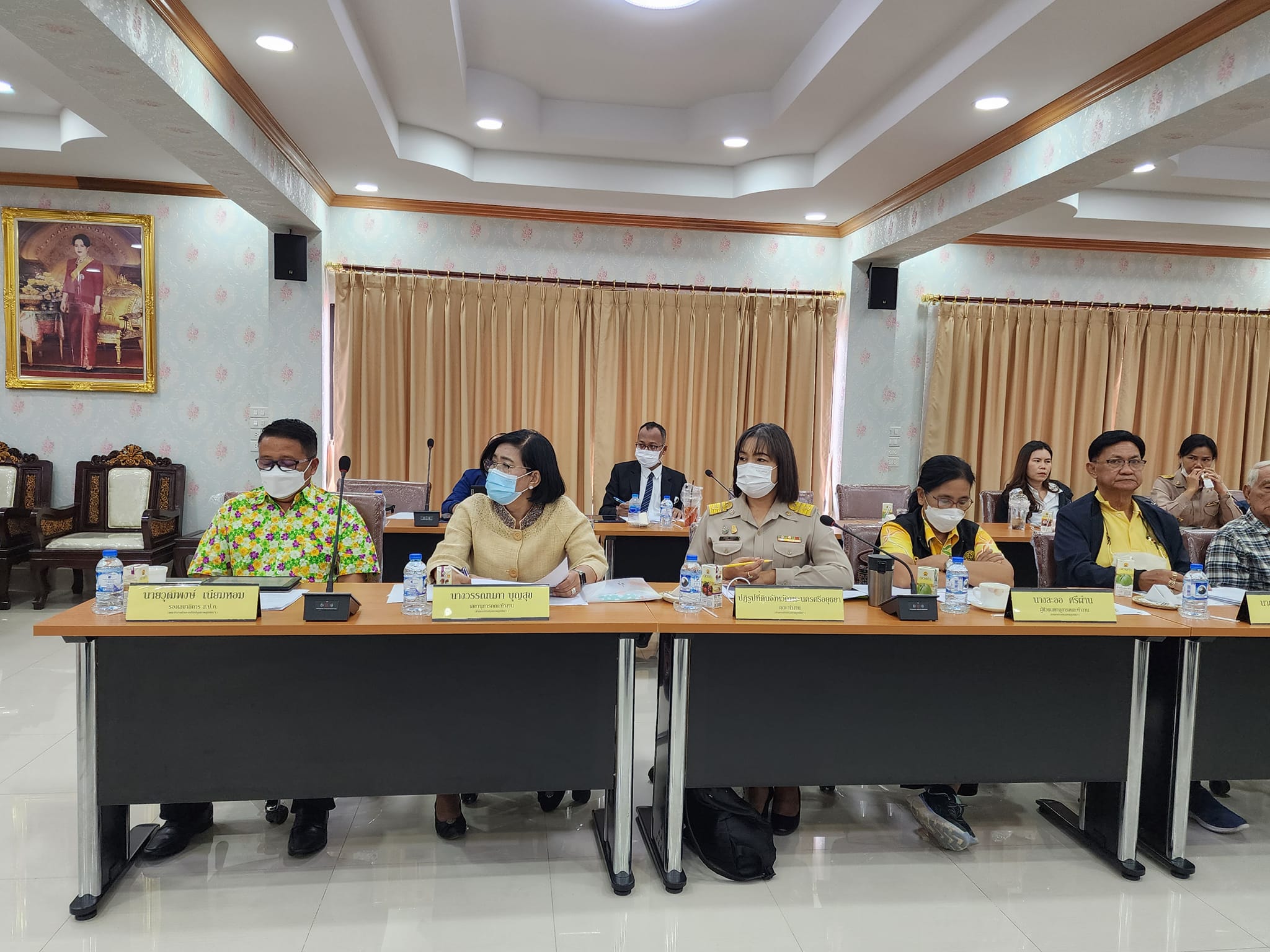 ปฏิรูปที่ดินจังหวัดพระนครศรีอยุธยา พร้อมด้วยพร้อมเจ้าหน้าที่ ร่วมประชุมคณะทำงานด้านการปรับปรุงสภาพภูมิทัศน์ในพื้นที่ตั้งโฉนดที่ดินฉบับแรกของประเทศไทยในคณะอนุกรรมาธิการพิจารณาศึกษา ติดตาม และสืบสานแนวพระราชดำริในคณะกรรมาธิการวิสามัญการพิทักษ์และเทิดทูนสถาบันพระมหากษัตริย์ วุฒิสภา ครั้งที่ ๓/๒๕๖๖