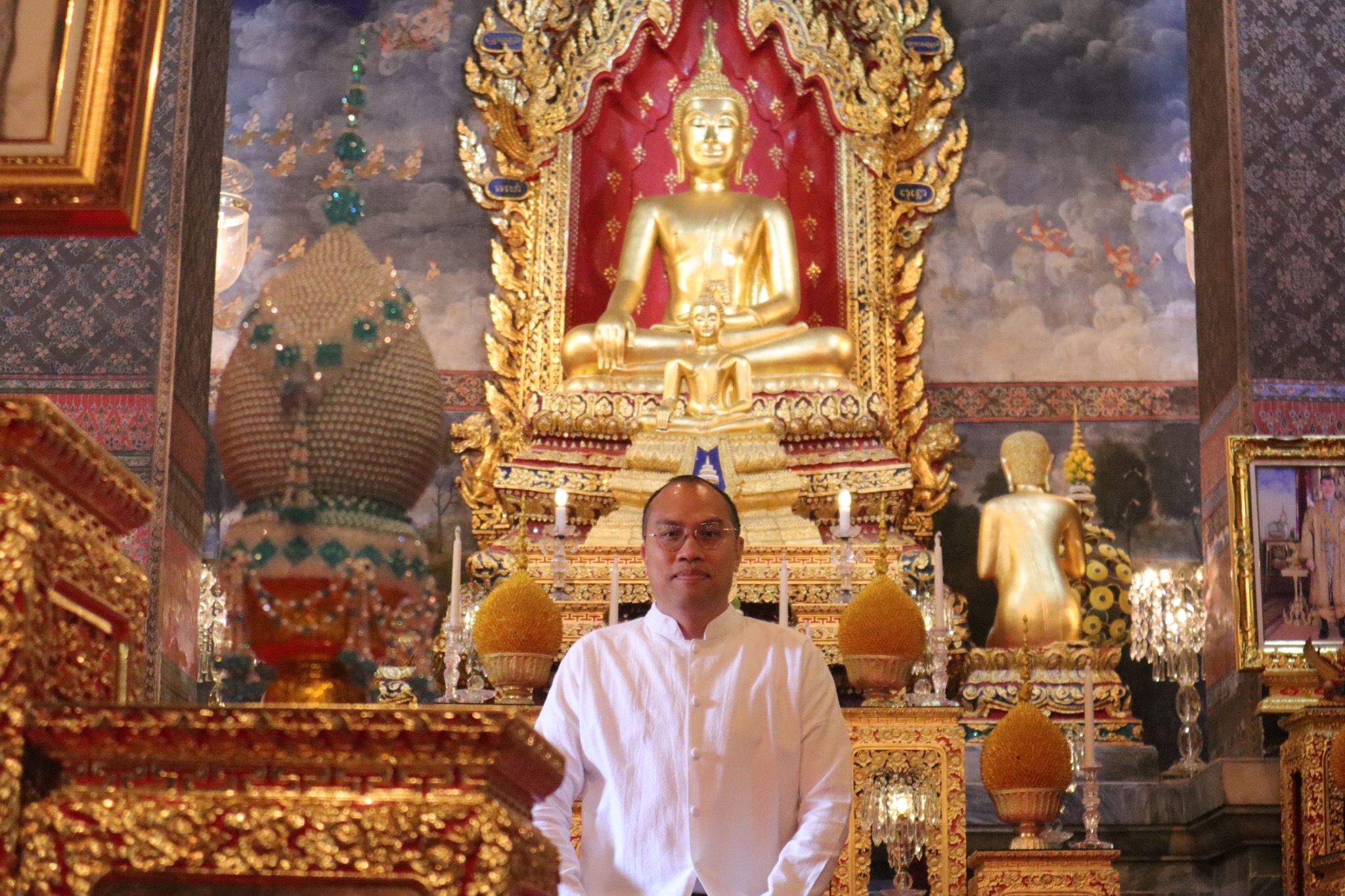 title - นายสุพัฒ มูลพฤกษ์ ปฏิรูปที่ดินจังหวัดพระนครศรีอยุธยา ร่่วมทำบุญถวายอาหารเพลแก่พระสงฆ์ ณ วัดเสนาสนารามราชวรวิหาร อำเภอพระนครศรีอยุธยา เนื่องในโอกาสวันขึ้นปีใหม่ ปี ๒๕๖๙