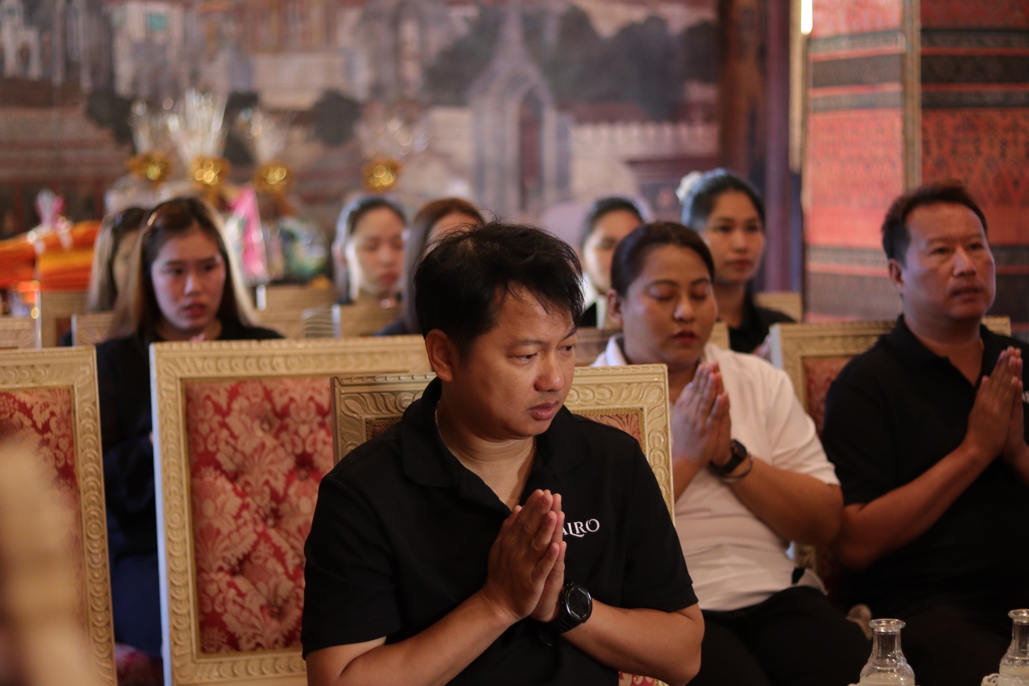 title - นายสุพัฒ มูลพฤกษ์ ปฏิรูปที่ดินจังหวัดพระนครศรีอยุธยา ร่่วมทำบุญถวายอาหารเพลแก่พระสงฆ์ ณ วัดเสนาสนารามราชวรวิหาร อำเภอพระนครศรีอยุธยา เนื่องในโอกาสวันขึ้นปีใหม่ ปี ๒๕๖๙