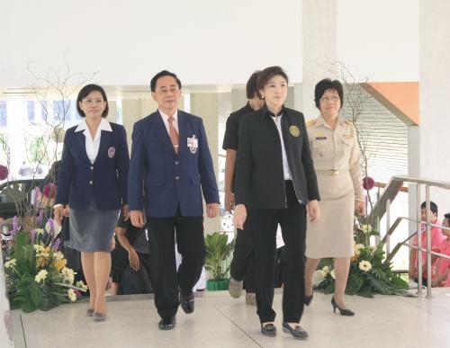 นายกรัฐมนตรีเดินทางมาอยุธยา และรับฟังบรรยายสรุปการเตรียมการป้องกันน้ำท่วม   