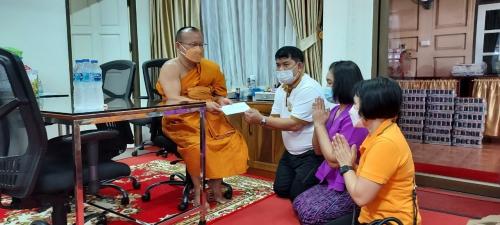 นางสาวพจนันท์ กองมาก ปฏิรูปที่ดินจังหวัดพระนครศรีอยุธยา ให้การต้อนรับกลุ่มสวัสดิการและเจ้าหน้าที่สัมพันธ์ เพื่อส่งหนังสือ แจ้งขอเป็นเจ้าภาพทอดผ้ากฐินพระราชทาน ณ วัดพนัญเชิงวิหาร ประจำปี ๒๕๖๕