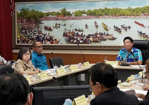 นางสาวกรุณา นิยมไทย  ปฏิรูปที่ดินจังหวัดพระนครศรีอยุธยา เข้าร่วมประชุมคณะกรรมการขับเคลื่อนนโยบายของกระทรวงเกษตรและสหกรณ์แบบเบ็ดเสร็จ 