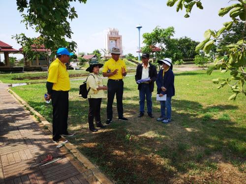 รองเลขาธิการ ส.ป.ก.ตรวจเยี่ยม ติดตามการดำเนินงานและประชุมเตรียมการจัดโครงการและกิจกรรมเฉลิมพระเกียรติ เนื่องในโอกาสมหามงคลพระราชพิธีบรมราชาภิเษก  ณ แปลงโฉนดหมายเลขที่ ๑ 