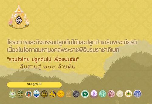 ขอเชิญชวนจัดกิจกรรมวันต้นไม้ประจำปีของชาติ พ.ศ.๒๕๖๓