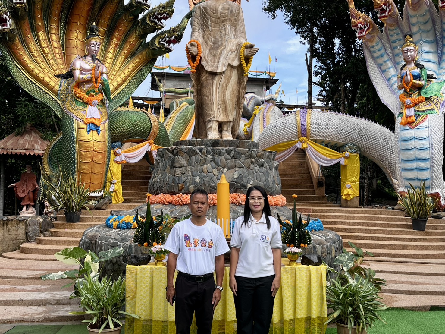 ร่วมสืบสานงานประเพณีแห่ผ้าห่มพระพุทธศิลามงคลชัยศรีชมภู เปิดโลก 3 ภพ เนื่องในวันอาสาฬหบูชาและเข้าพรรษา ประจำปี 2569