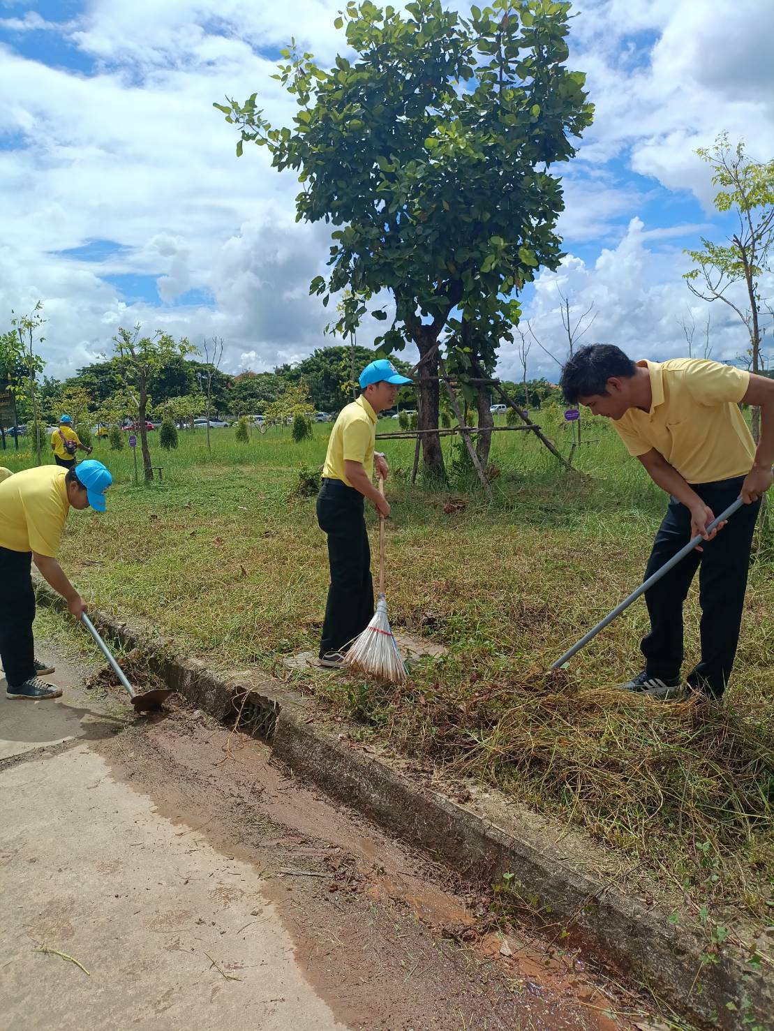 title - สำนักการปฏิรูปที่ดินจังหวัดบึงกาฬ เข้าร่วมกิจกรรมจิตอาสาพัฒนาปรับปรุงภูมิทัศน์