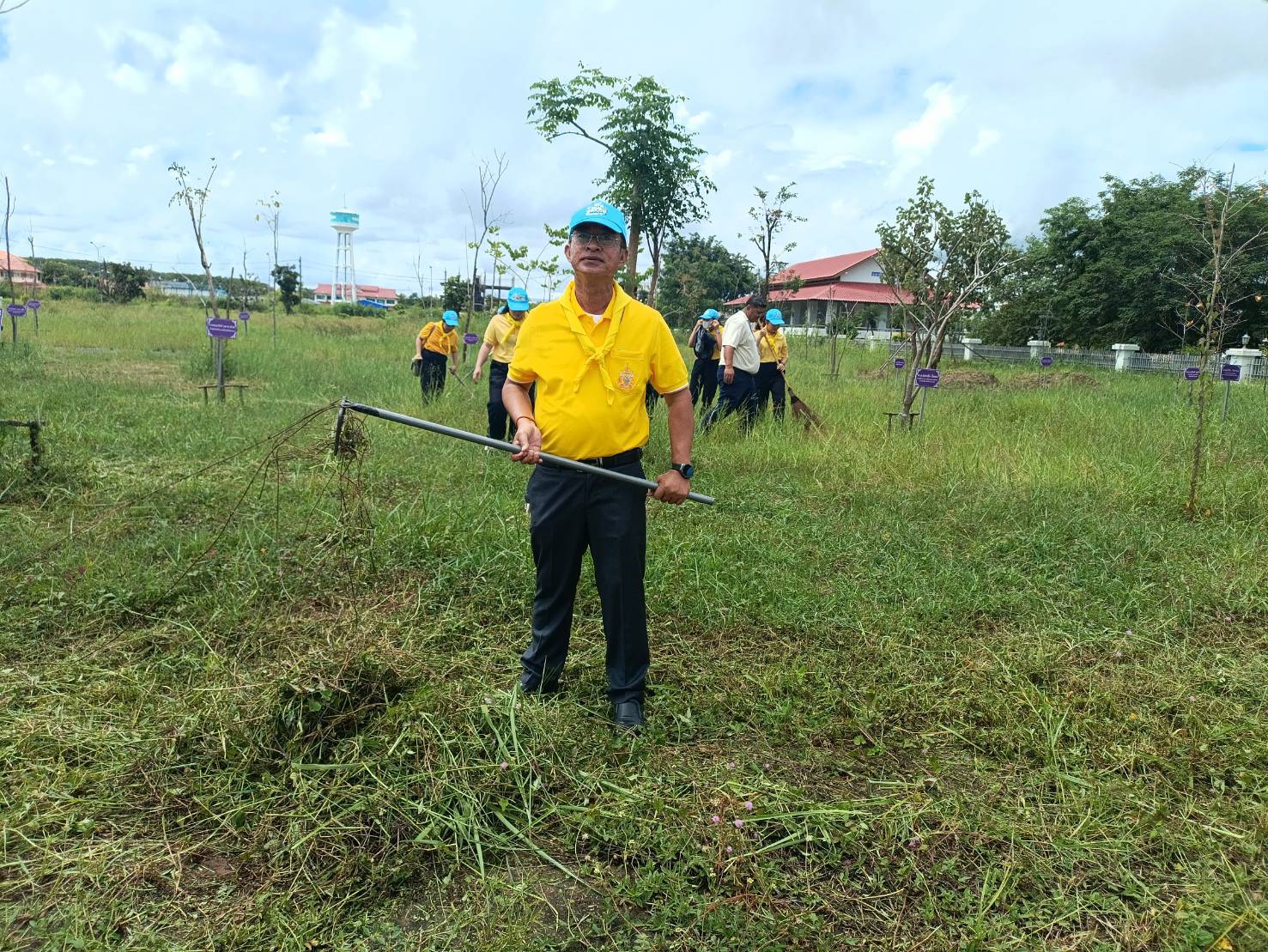 title - สำนักการปฏิรูปที่ดินจังหวัดบึงกาฬ เข้าร่วมกิจกรรมจิตอาสาพัฒนาปรับปรุงภูมิทัศน์