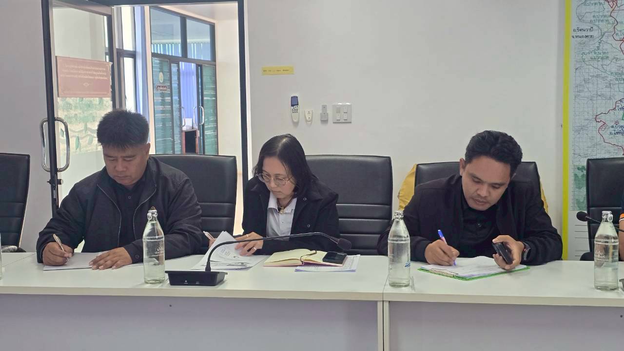 title - นายกฤตวิทย์ พิมพ์ทองงาม ผู้ตรวจราชการกรม สำนักงานการปฏิรูปที่ดินเพื่อเกษตรกรรม เข้าร่วมประชุมตรวจติดตามความก้าวหน้าผลการดำเนินงานตามแผนการตรวจราชการ ประจำปีงบประมาณ พ.ศ. 2569 รอบที่ 1 ส.ป.ก.บึงกาฬ