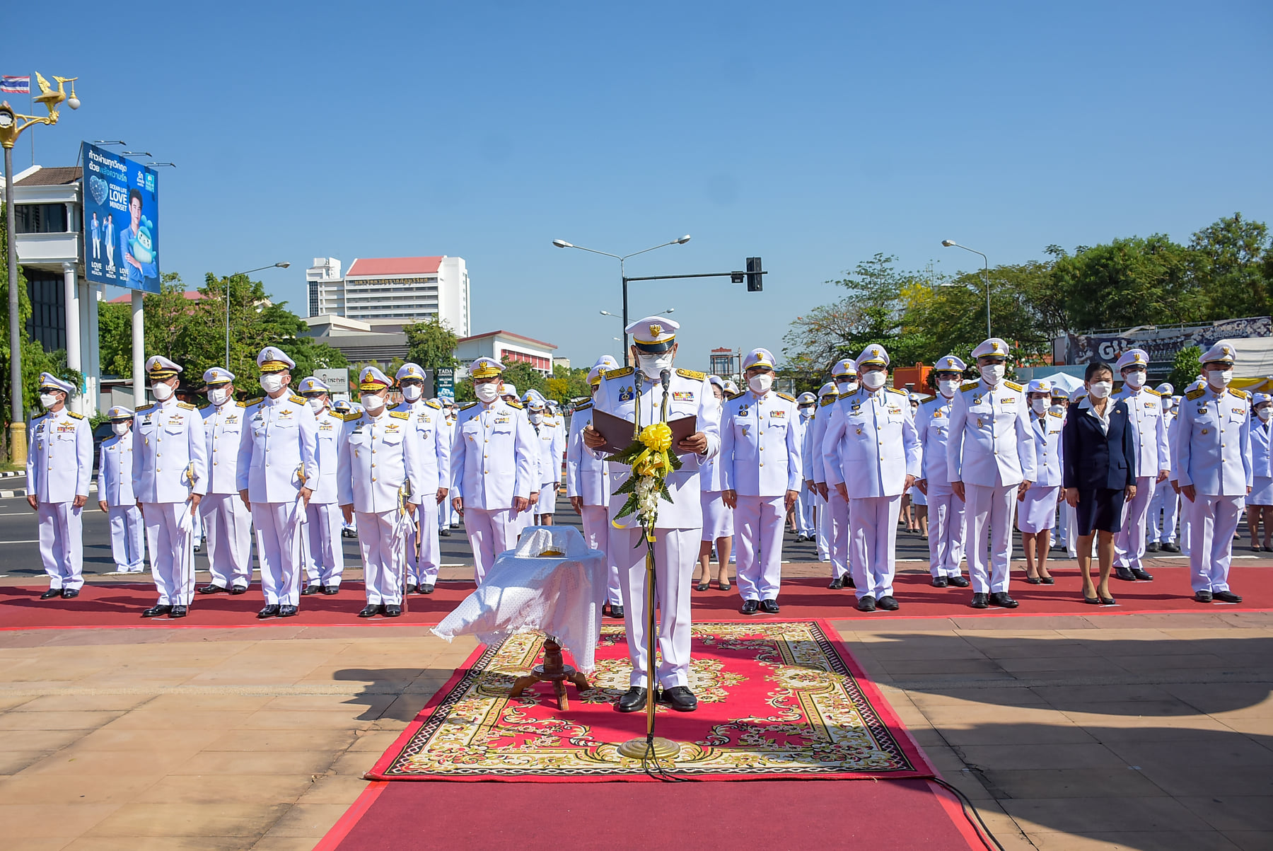 ปฏิรูปที่ดินจังหวัดบุรีรัมย์ พร้อมด้วยเจ้าหน้าที่ ส.ป.ก.บุรีรัมย์  เข้าร่วมพิธี “วันพระบาทสมเด็จพระพุทธยอดฟ้าจุฬาโลกมหาราช และวันที่ระลึกมหาจักรีบรมราชวงศ์” 