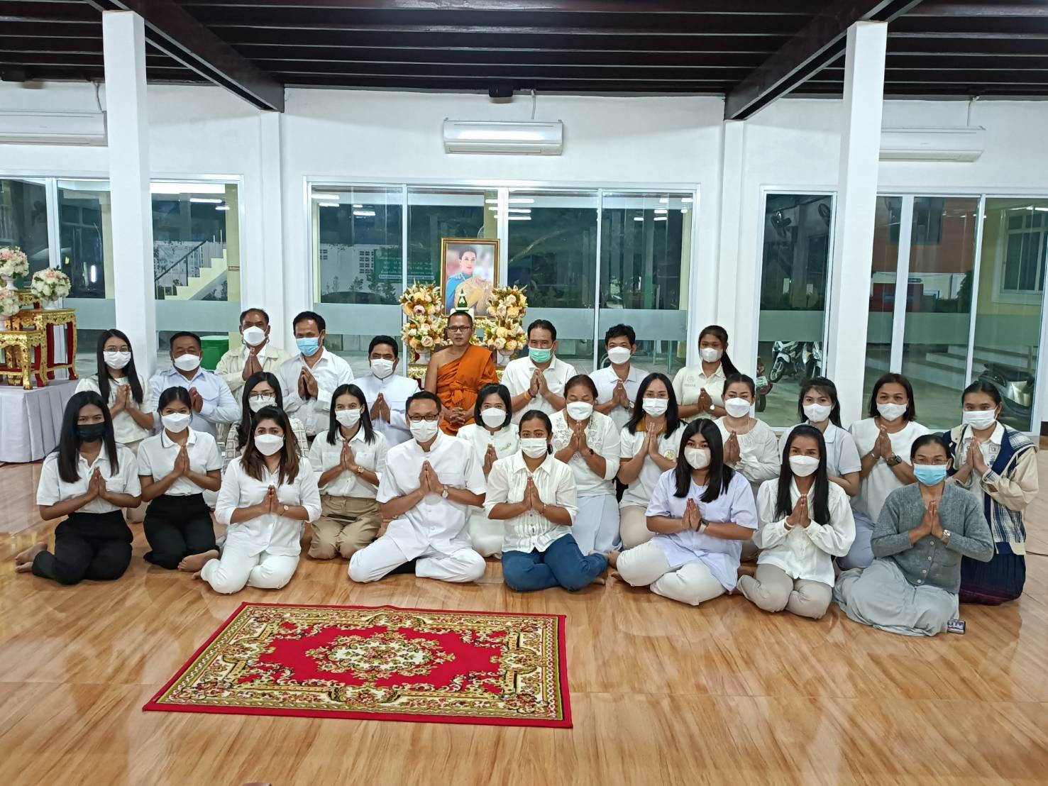 ส.ป.ก.บุรีรัมย์ เข้าร่วมพิธีเจริญพระพุทธมนต์เจริญพระพุทธมนต์บำเพ็ญกุศลเพื่อถวายพระพรแด่ สมเด็จพระเจ้าลูกเธอ เจ้าฟ้าพัชรกิติยาภา นเรนทิราเทพยวดี กรมหลวงราชสาริณีสิริพัชรมหาวัชรราชธิดา