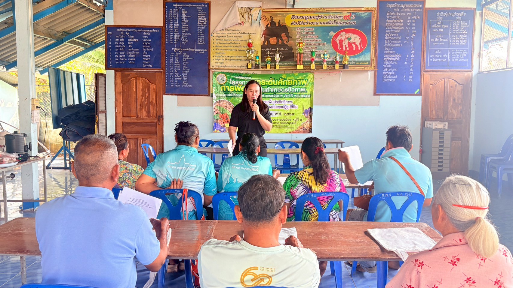 title - วันอังคารที่ 20 มกราคม 2569 นายประเสริฐ กาญจนเกียรติกุล ปฏิรูปที่ดินจังหวัดบุรีรัมย์ มอบหมายให้ นางสาวกริ่มใจ กอนไธสง นักวิชาการปฏิรูปที่ดิน ชำนาญการ ดำเนินการฝึกอบรมเกษตรกรตามโครงการยกระดับศักยภาพการพัฒนาสินค้าเกษตรชีวภาพในเขตปฏิรูปที่ดินจังหวัดบุรีรัมย์ หลักสูตร การเพิ่มประสิทธิภาพการผลิตพืชสมุนไพรในเขตปฏิรูปที่ดิน