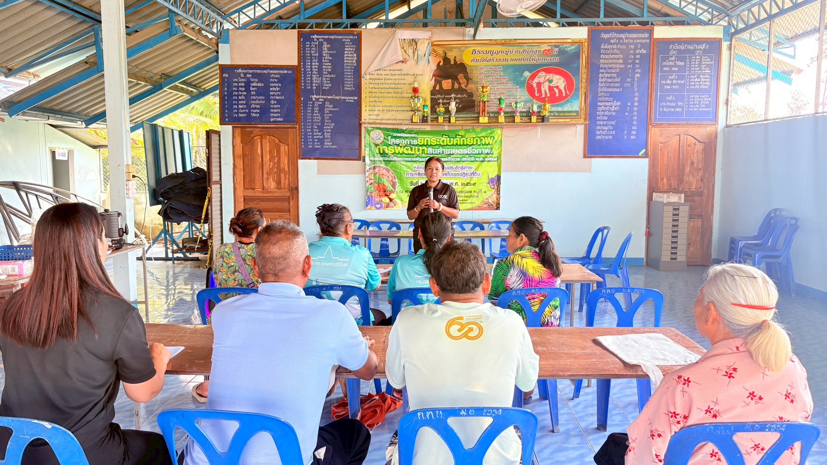 title - วันอังคารที่ 20 มกราคม 2569 นายประเสริฐ กาญจนเกียรติกุล ปฏิรูปที่ดินจังหวัดบุรีรัมย์ มอบหมายให้ นางสาวกริ่มใจ กอนไธสง นักวิชาการปฏิรูปที่ดิน ชำนาญการ ดำเนินการฝึกอบรมเกษตรกรตามโครงการยกระดับศักยภาพการพัฒนาสินค้าเกษตรชีวภาพในเขตปฏิรูปที่ดินจังหวัดบุรีรัมย์ หลักสูตร การเพิ่มประสิทธิภาพการผลิตพืชสมุนไพรในเขตปฏิรูปที่ดิน