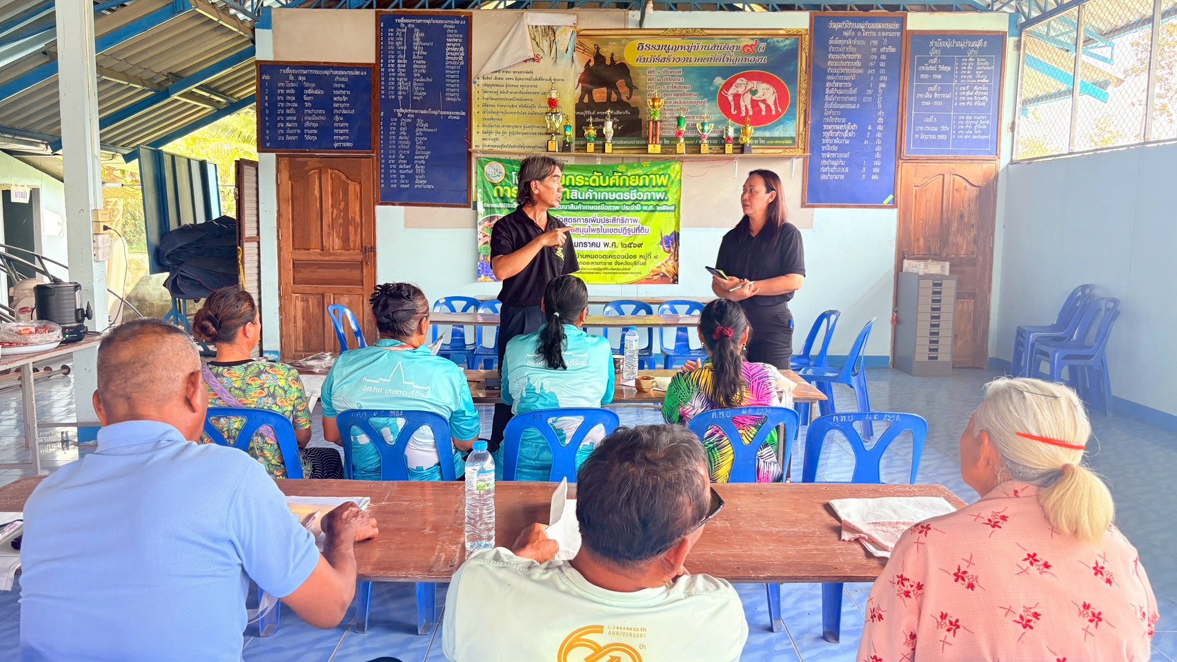 title - วันอังคารที่ 20 มกราคม 2569 นายประเสริฐ กาญจนเกียรติกุล ปฏิรูปที่ดินจังหวัดบุรีรัมย์ มอบหมายให้ นางสาวกริ่มใจ กอนไธสง นักวิชาการปฏิรูปที่ดิน ชำนาญการ ดำเนินการฝึกอบรมเกษตรกรตามโครงการยกระดับศักยภาพการพัฒนาสินค้าเกษตรชีวภาพในเขตปฏิรูปที่ดินจังหวัดบุรีรัมย์ หลักสูตร การเพิ่มประสิทธิภาพการผลิตพืชสมุนไพรในเขตปฏิรูปที่ดิน