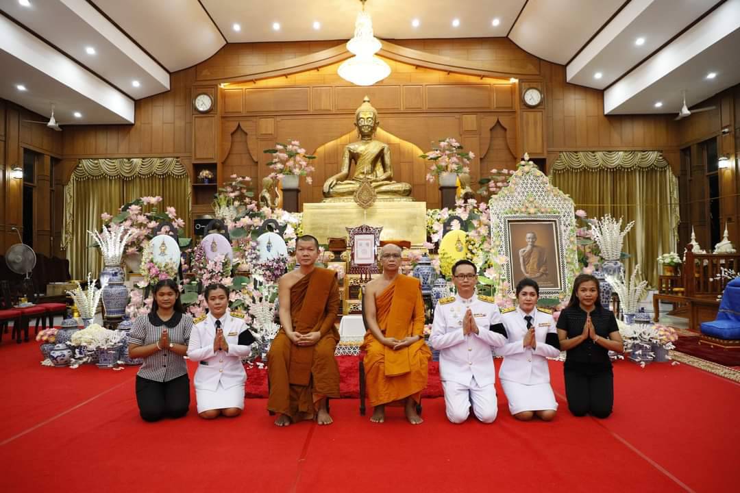 ปฏิรูปที่ดินจังหวัดบุรีรัมย์ ร่วมพิธีบำเพ็ญพระราชกุศล 100 วันพระราชทานศพพระเทพมงคลวัชราจารย์ (เหลือง ฉนฺทาคโม) อดีตที่ปรึกษาเจ้าคณะจังหวัดบุรีรัมย์ และเจ้าอาวาสวัดกระดึงทอง อำเภอบ้านด่าน จังหวัดบุรีรัมย์  