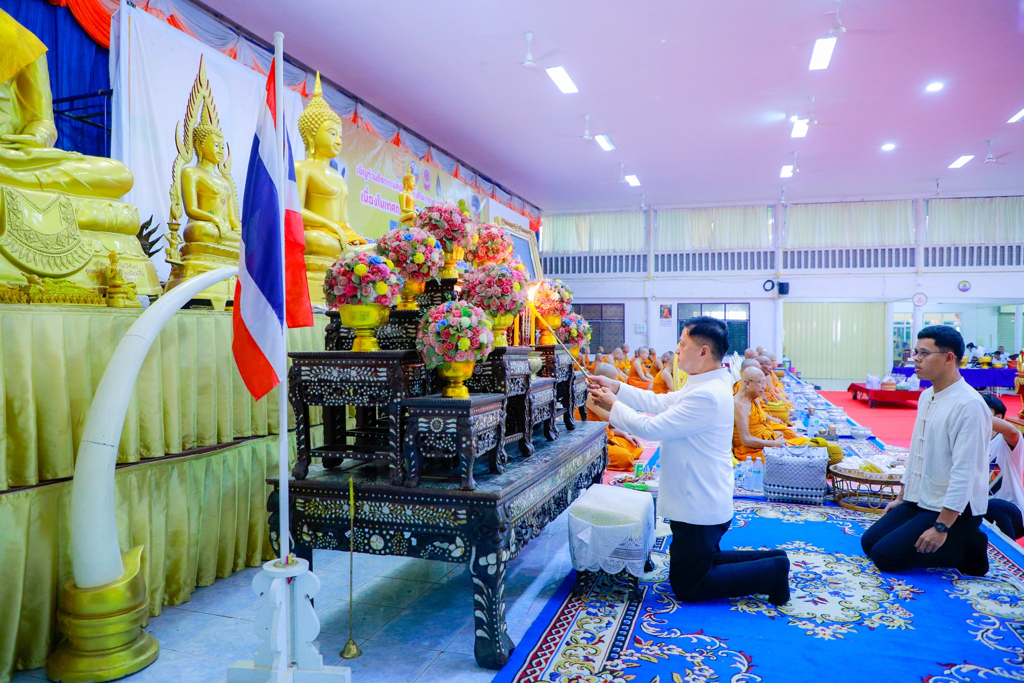 ปฏิรูปที่ดินจังหวัดบุรีรัมย์ นำเจ้าหน้าที่ ส.ป.ก.บุรีรัมย์ ร่วมกิจกรรมงานส่งเสริมการเผยแพร่พระพุทธศาสนา เนื่องในเทศกาลวันวิสาขบูชา ประจำปี 2567