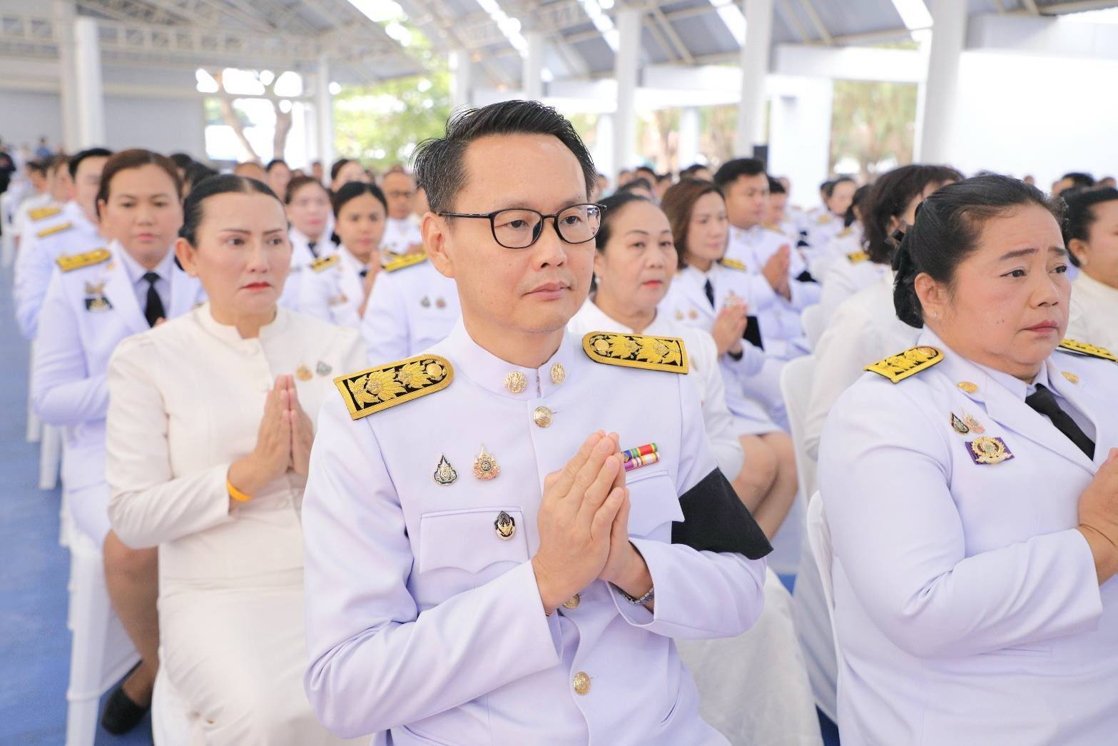 title - วันเสาร์ที่ 25 เมษายน 2569 เวลา 07.00 น. นายประเสริฐ กาญจนเกียรติกุล ปฏิรูปที่ดินจังหวัดบุรีรัมย์ พร้อมเจ้าหน้าที่ ส.ป.ก.บุรีรัมย์ ร่วมรัฐพิธีวันที่ระลึกคล้ายวันสวรรคต 