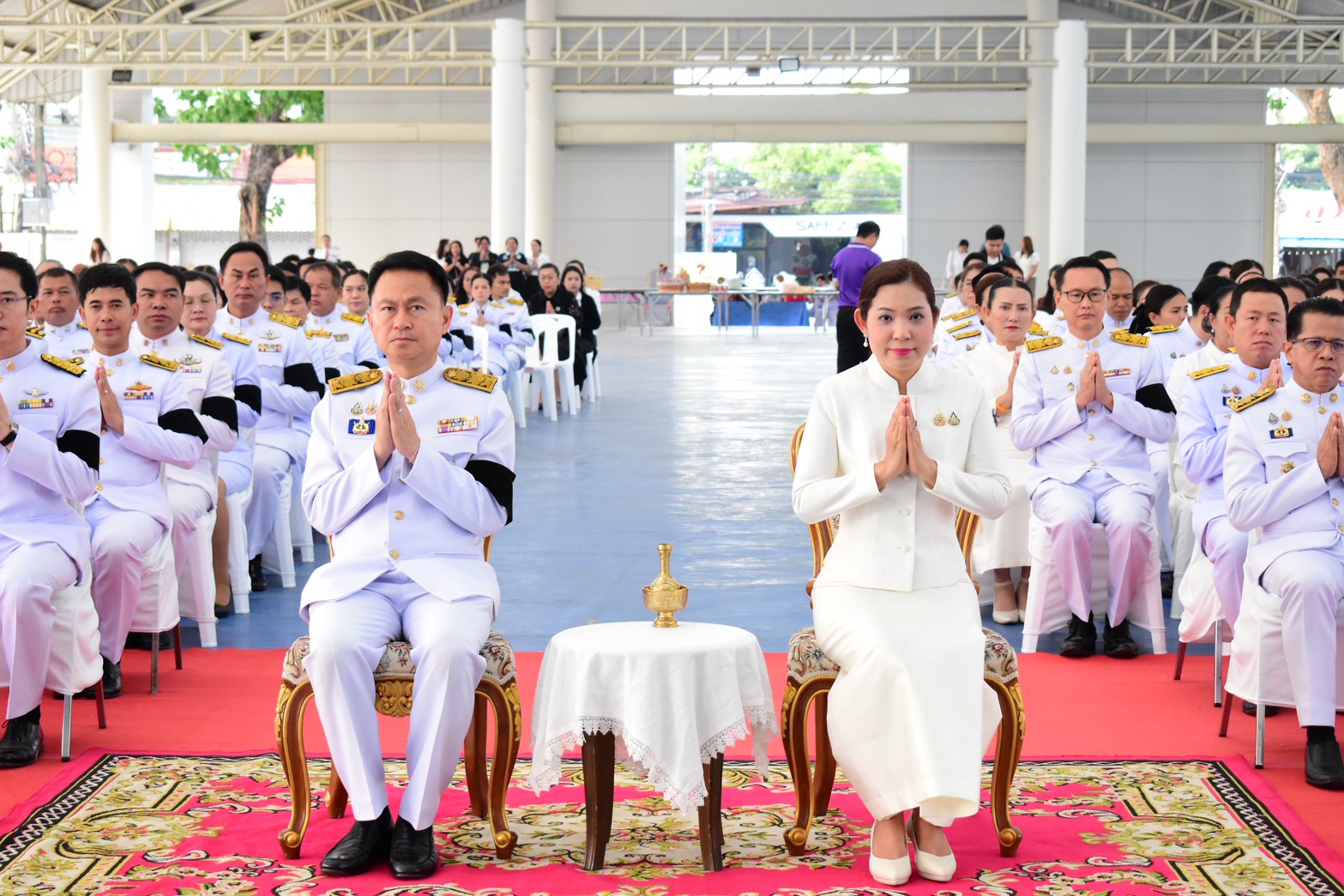 title - วันเสาร์ที่ 25 เมษายน 2569 เวลา 07.00 น. นายประเสริฐ กาญจนเกียรติกุล ปฏิรูปที่ดินจังหวัดบุรีรัมย์ พร้อมเจ้าหน้าที่ ส.ป.ก.บุรีรัมย์ ร่วมรัฐพิธีวันที่ระลึกคล้ายวันสวรรคต 