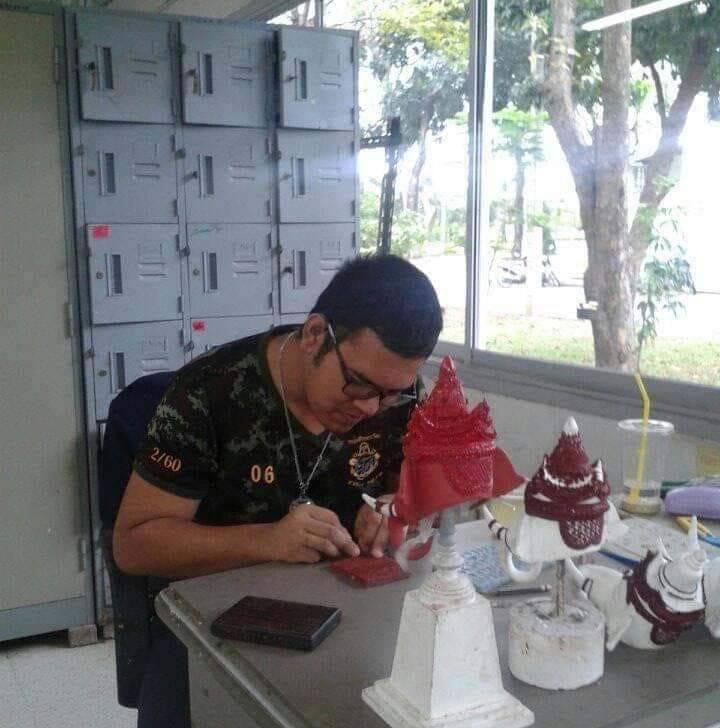 ประชาสัมพันธ์ผลงานศิษย์เก่า ศพส. แผนกช่างประดิษฐ์หัวโขน