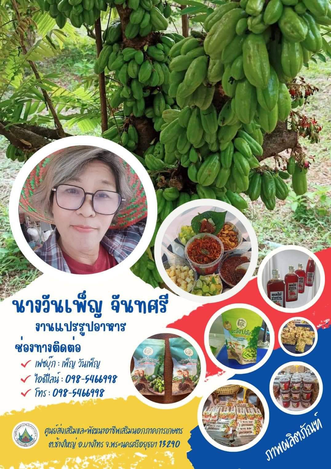 ประชาสัมพันธ์ผลงานศิษย์เก่า ศพส. แผนกช่างโภชนาการ