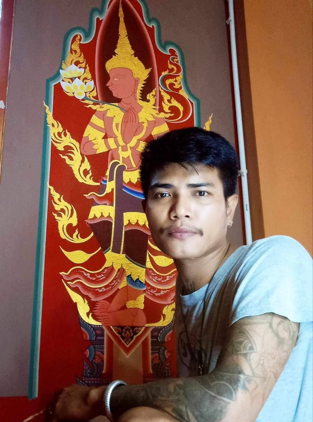 ประชาสัมพันธ์ผลงานศิษย์เก่า ศพส. แผนกช่างเขียนภาพลายไทย