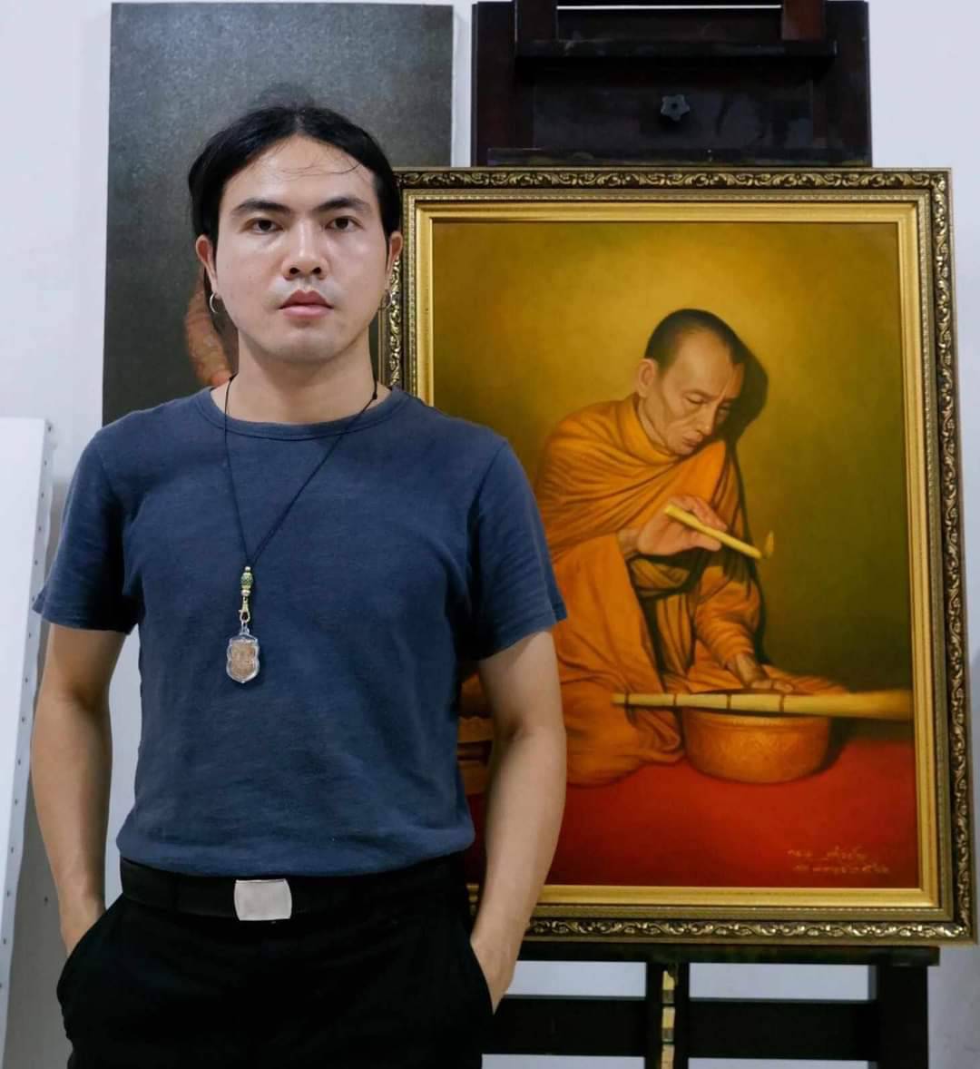 ประชาสัมพันธ์ผลงานศิษย์เก่า ศพส. แผนกช่างวาดภาพสีน้ำมัน รุ่นที่ 85