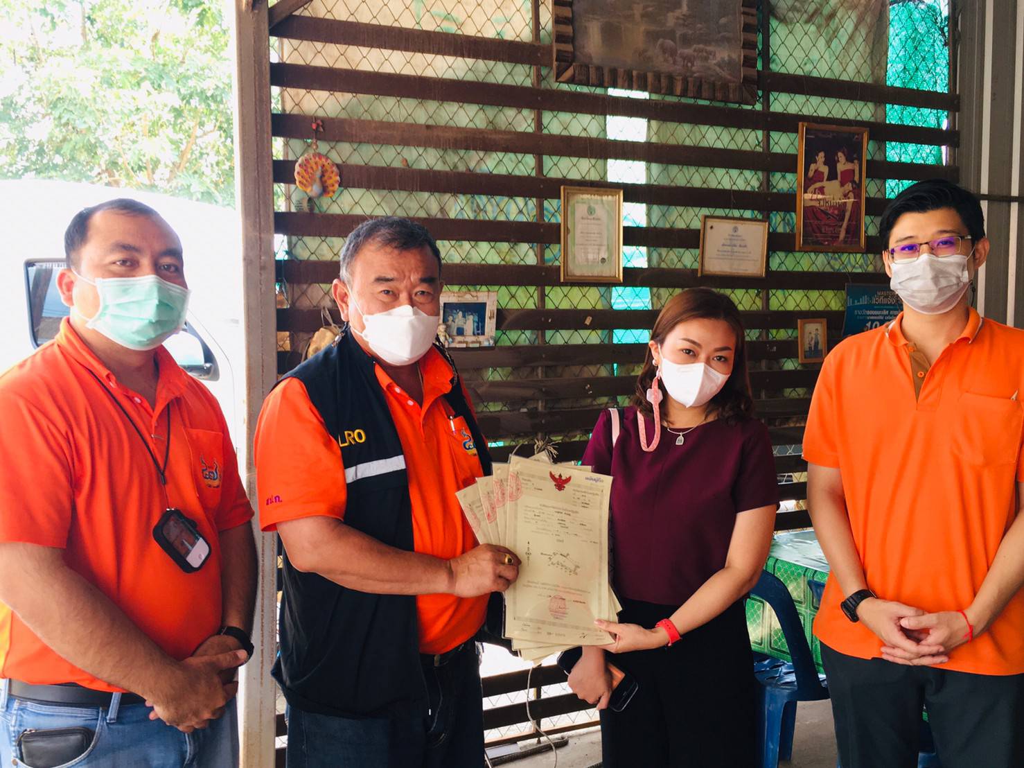 สำนักงานการปฏิรูปที่ดินจังหวัดฉะเชิงเทรา อกให้บริการตามโครงการศูนย์บริการประชาชนเคลื่อนที่ (Mobile Unit) ครั้งที่ 5 ประจำปีงบประมาณ 2565