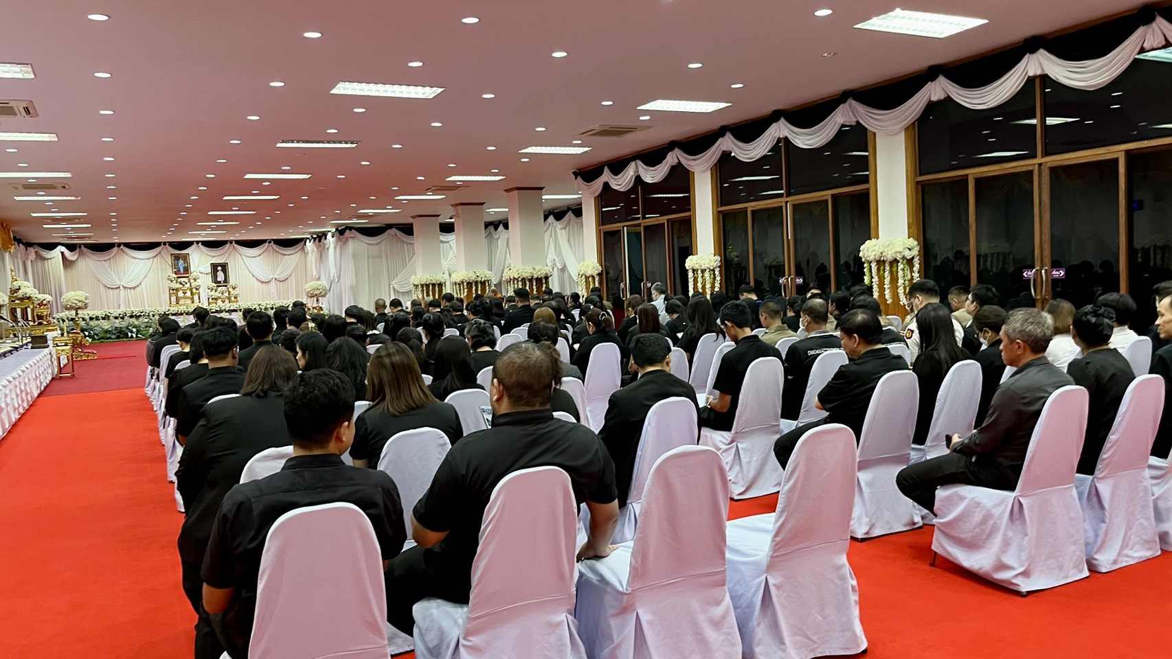title - ส.ป.ก.ฉะเชิงเทรา ร่วมพิธีบำเพ็ญกุศลสวดพระอภิธรรมถวายพระราชกุศลแด่พระบรมศพ สมเด็จพระนางเจ้าสิริกิติ์ พระบรมราชินีนาถฯ และสมเด็จพระเจ้าลูกเธอ เจ้าฟ้าพัชรกิติยาภา นเรนทิราเทพยวดีฯ