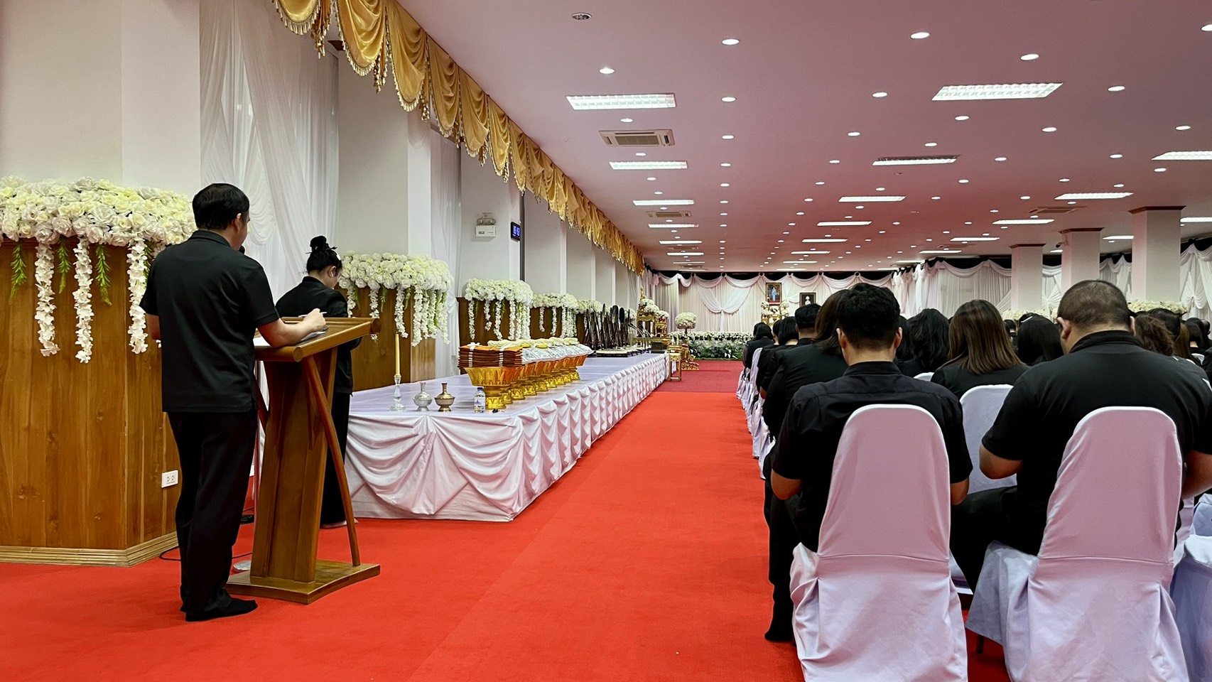 title - ส.ป.ก.ฉะเชิงเทรา ร่วมพิธีบำเพ็ญกุศลสวดพระอภิธรรมถวายพระราชกุศลแด่พระบรมศพ สมเด็จพระนางเจ้าสิริกิติ์ พระบรมราชินีนาถฯ และสมเด็จพระเจ้าลูกเธอ เจ้าฟ้าพัชรกิติยาภา นเรนทิราเทพยวดีฯ