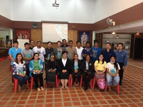 ประชุมทำแผนและแจ้งยอดส่งวัตถุดิบอินทรีย์กับมูลนิธิรพ.เจ้าพระยาอภัยภูเบศร