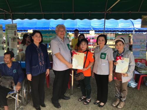 สำนักงานการปฏิรูปที่ดินจังหวัดฉะเชิงเทรา เข้าร่วมกิจกรรมหน่วยแพทย์เคลื่อนที่ พอ.สว. จังหวัดฉะเชิงเทรา บำบัดทุกข์ บำรุงสุข สร้างรอยยิ้มให้ประชาชน ประจำปีงบประมาณ พ.ศ.2563   