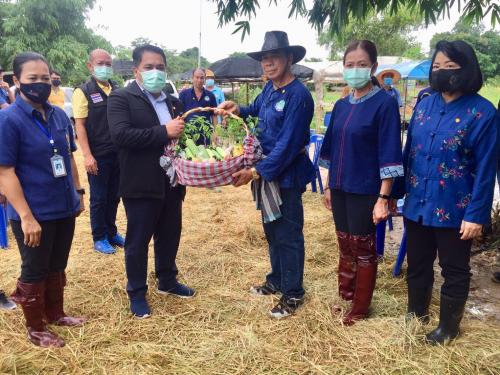 สำนักงานการปฏิรูปที่ดินจังหวัดฉะเชิงเทราเข้าร่วมพิธีเปิดงาน “แลกเปลี่ยนเรียนรู้การทำเกษตรอินทรีย์แบบมีส่วนร่วม (PGS) และสืบสานประเพณีการทำนาย้อนยุค”