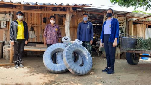 ส.ป.ก.ชัยนาท มอบวัสดุการเกษตรโครงการศูนย์เรียนรู้การเพิ่มประสิทธิภาพการผลิตสินค้าเกษตรในเขตปฏิรูปที่ดิน (ศพก.)