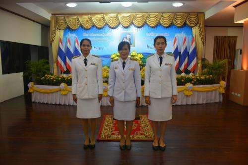ส.ป.ก.ชัยนาท เข้าร่วมพิธีถวายสักการะและวางพานพุ่มดอกไม้สดฯ